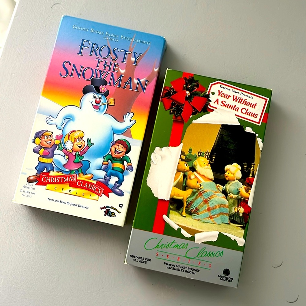 VHS - Frosty the Snowman & Year Without a Santa Claus
